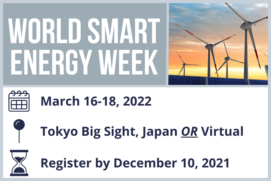 WORLD SMART ENERGY WORLD SMART ENERGY WEEK JAPANWEEK JAPAN